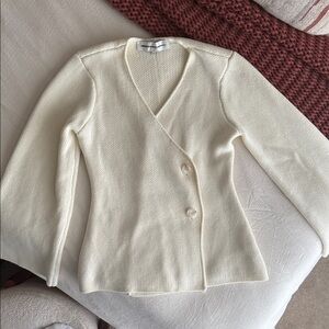 Endless Rose Cream V-Neck Wrap Sweater